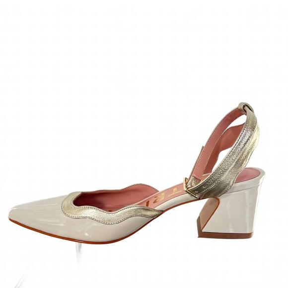 NEW BUTRICH women\'s ayla midi shoe in ivory